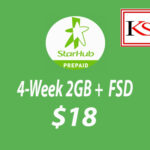 Starhub $18 4-WEEK 2GB + FSD Data Plan (Enjoy Free Sunday Data)