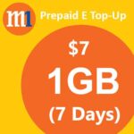 M1 Prepaid E-Topup Internet Data (1GB for 7Days)