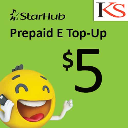 tung Retfærdighed pumpe Starhub Prepaid eTop-Up $5 – KS Mobile Singapore