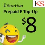 Starhub Prepaid eTop-Up $8