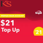 Singtel $21 hi! Top-up
